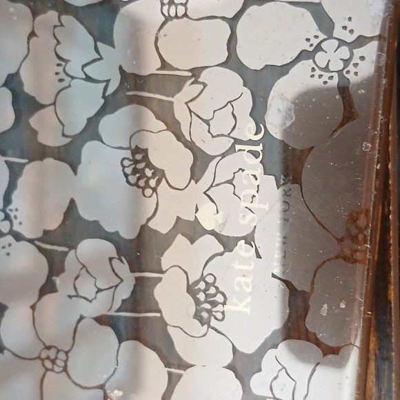 KATE SPADE- I PHONE XS MAX Phone Case ROSE GOLD METTALIC FLORAL - Picture 4 of 5